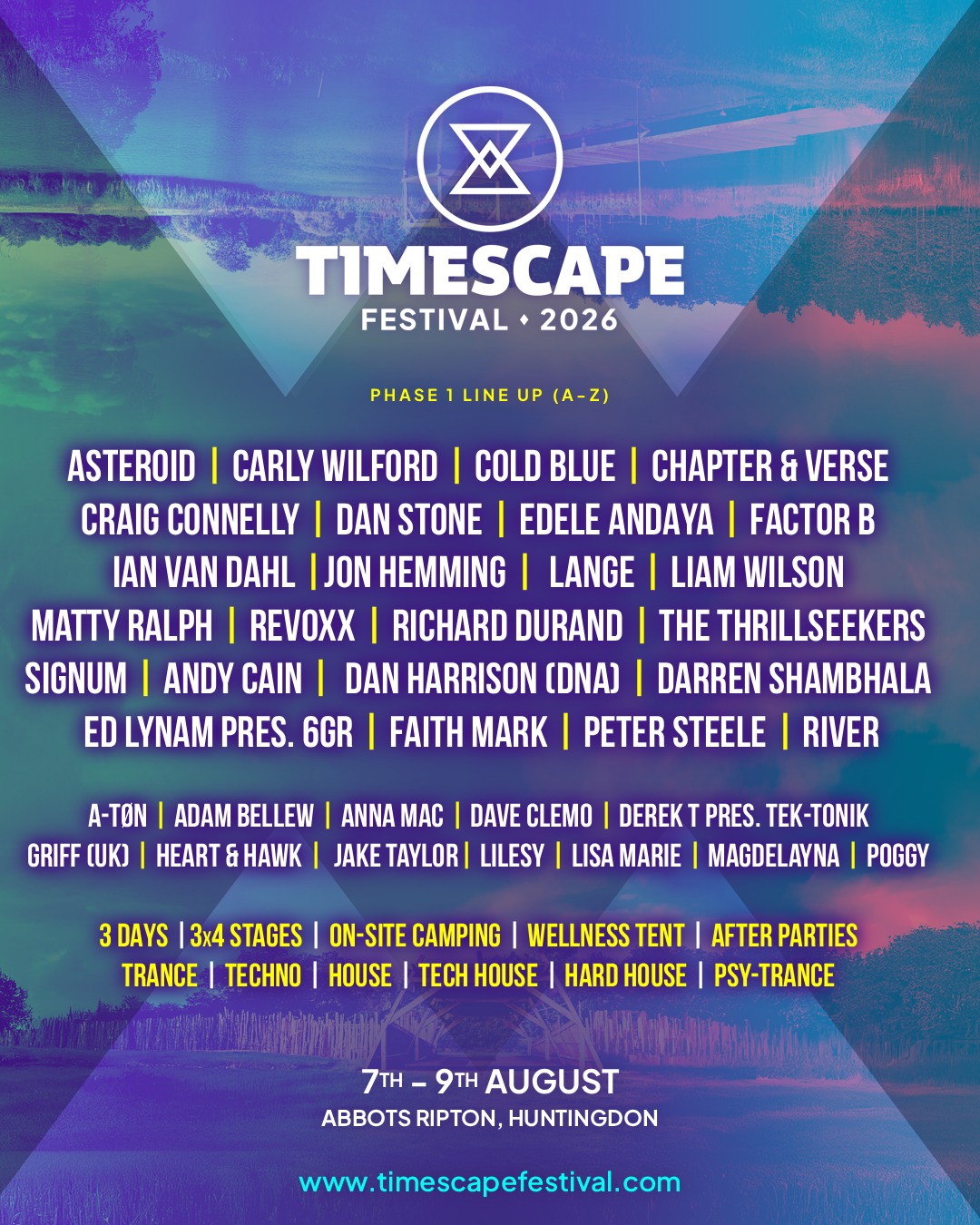 Timescape Festival 2026 Phase 1 Lineup Announcement